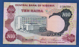 NIGERIA - P.17a – 10 Naira 1973 XF/aUNC, S/n DA/99 381538 - Nigeria