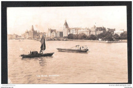 CHINA CHINE SHANGHAI THE BUND RIVER REAL PHOTO POSTCARD UNUSED - Chine