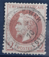France 1870 N°26B Ob CaD Un Point Clair  Superbe D'aspect  Cote 55€ - 1863-1870 Napoléon III Lauré