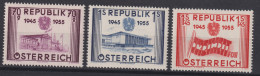 AUSTRIA 1955 - MNH - ANK 1021-1023 - Ungebraucht