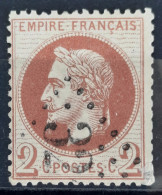 France 1870 N°26B Ob GC TB Cote 55€ - 1863-1870 Napoléon III Lauré