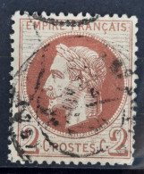 France 1862 N°26A Ob CaD 2 Choix Cote 50€ - 1863-1870 Napoléon III Lauré