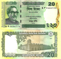 Bangladesh 20 Taka 2020 P-55Ai UNC - Bangladesh