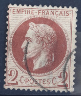 France 1862 N°26Aa Ob CaD 2 Choix Cote 60€ - 1863-1870 Napoléon III Lauré