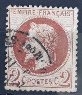 France 1862 N°26A Ob CaD TB Cote 50€ - 1863-1870 Napoléon III Lauré