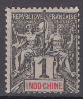 Indochina Indochine 1892 Yvert#3 Mint Hinged - Ongebruikt