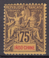 Indochina Indochine 1892 Yvert#14 Mint Hinged - Ongebruikt