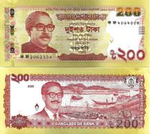 Bangladesh 200 Taka 2020 "Mujibur Rahman Birth Centenary" P-67a UNC - Bangladesh