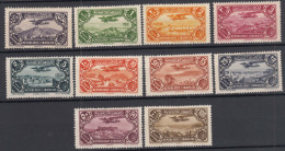 Grand Liban, Great Lebanon 1930 PA Yvert#39-48 Mint Hinged - Unused Stamps