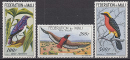 Mali 1960 Airmail Birds Mi#3-5 Mint Never Hinged - Mali (1959-...)