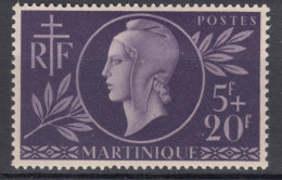 Martinique 1944 Croix Rouge Mi#202 Mint Hinged - Unused Stamps