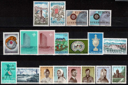 Luxembourg Luxemburg 1967 Année Complête 9 Séries Neuf MNH** - Full Years