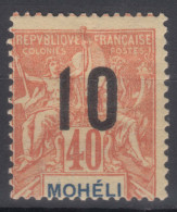 Moheli 1912 Yvert#20 Mint Hinged - Ungebraucht