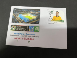 12-8-2023 (2 T 17) FIFA Women's Football World Cup Match 58 ($1.10 Football Stamp) Japan (1) V Sweden (2) - Altri & Non Classificati