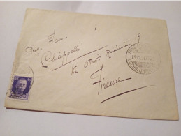 LETTERA CON BOLLO POSTALE FIUME 1934 VIAGGIATA - Jugoslawische Bes.: Fiume