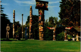 Canada Victoria Thunderbird Park Indian Totem Poles - Victoria