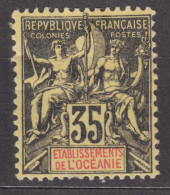 Oceania Oceanie 1900 Yvert#18 Mint Hinged - Unused Stamps