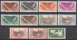 French Oceania Oceanie 1941 FRANCE LIBRE Mi#148-158 Mint Hinged - Neufs