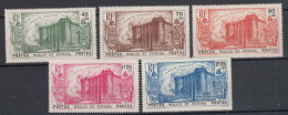 Wallis And Futuna 1939 Yvert#72-76 Mint Hinged - Unused Stamps