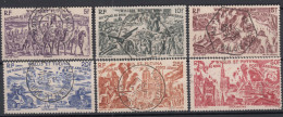 Wallis And Futuna 1946 Airmail Poste Aerienne Mi#170-175 Used - Usados