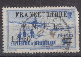 St. Pierre & Miquelon 1941 FRANCE LIBRE Mi#273 Used - Usados