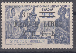 St. Pierre & Miquelon 1941/1942 FRANCE LIBRE Mi#287 Mint Hinged - Ongebruikt