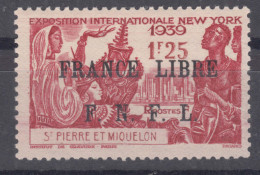 St. Pierre & Miquelon 1941/1942 FRANCE LIBRE Mi#284 Mint Hinged - Unused Stamps