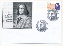 FRANCE - Env. Artisanale Illustrée Par Photocopie - 0,69E Pierre De Fermat - Premier Jour Beaumont De Lomagne 18/08/2001 - 2000-2009