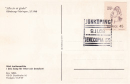 GOLEBORGS  TIDNINGEN  LE  2 07 1968  /  JONKOPING  LE 9 11 1969 - Storia Postale