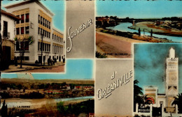 SOUVENIR D'ORLEANVILLE.3 VUES...CPSM PETIT FORMAT - Chlef (Orléansville)