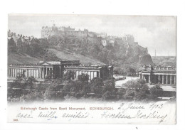 EDINBURGH - ECOSSE - Edinburgh Castle From Scott Monument - GIR/BX - - East Lothian