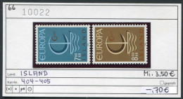 Island 1966 - Iceland 1966 - Islande 1966 - Michel 404-405 - ** Mnh Neuf Postfris - Nuovi