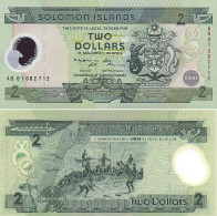 SOLOMON ISLANDS 2 DOLLARS COMMEMORATIVE 2001 P-23 POLYMER UNC D-1247 - Salomons