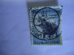 SOUTH AFRICA  USED STAMPS   PHINOCEROS RHINO WITH POSTMARK 1955 - Rhinoceros