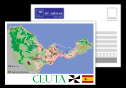 Ceuta / Spain / Postcard / View Card / Map Card - Ceuta