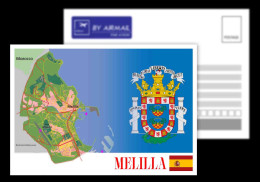 Melilla / Spain / Postcard / View Card / Map Card - Melilla