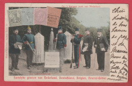 Kelmis / La Calamine -Les 3 Frontières - Gruss Aus Nedeland, Deutschland, Belgien U. Neutral-Gebiet -1903 ( Voir Verso ) - Kelmis