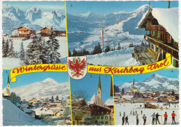 Wintergrüsse Aus Kirchberg Tirol  - Gasthof Maierl, Hohe Salve Rettenstein, Kitzbüheler Horn Usw - (Österreich, Austria) - Kirchberg