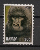 RWANDA - 1978 - N°Yv. 821 - Gorille / Gorilla - Neuf Luxe ** / MNH / Postfrisch - Gorilla