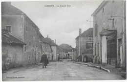 88 COUSSEY (Vosges)  La Grande Rue -circulé 1918 Edit. Denné (animée) - Coussey