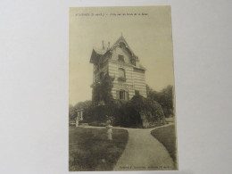 ACHERES, YVELINES, VILLA SUR LES BORDS DE LA SEINE, CPA - Acheres