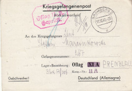PRISONERS OF WAR MAIL 1940 LETTER SENT FROM  BYDGOSZCZ TO OFLAG II A - Camps De Prisonniers