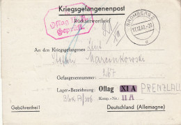 PRISONERS OF WAR MAIL 1940 LETTER SENT FROM  BYDGOSZCZ TO OFLAG II A - Prisoner Camps