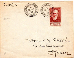 SEINE MARITIME - Dépt N° 76 = ROUEN 1938 = CACHET TEMPORAIRE 'CONGRES INTERNATIONAL ORNITHOLOGIE'+ N° 380 ANATOLE FRANCE - Mechanical Postmarks (Advertisement)