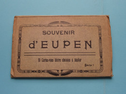 Souvenir D' EUPEN > 10 Cartes-vues / Série 1 ( Edit.: BECKER Membach ) Carnet Zie / Voir SCANS ! - Eupen