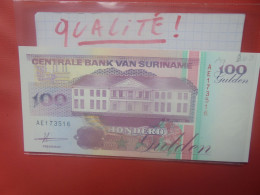 SURINAM 100 GULDEN 1991 Peu Circuler Presque Neuf (B.30) - Suriname