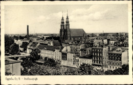 CPA Opole Oppeln Schlesien, Teilansicht Der Stadt, Kirche, Gebäude - Schlesien