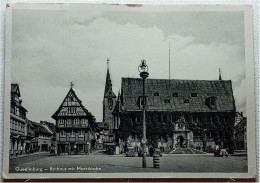 Alte Karte "QUEDLINBURG - Rathaus Mit Marktkirche" Gelaufen - Quedlinburg