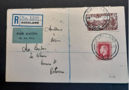 10 Dec 1931 Auckland -Gisborne And Return Auckland To Rotorua Leg. - Lettres & Documents