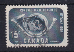 Canada: 1957   14th U.P.U. Congress  SG498    15c   Used  - Usados